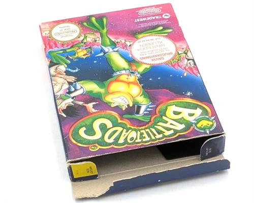Battletoads - Complete In Box - (SCN) - NES Game (B Grade) (Used)